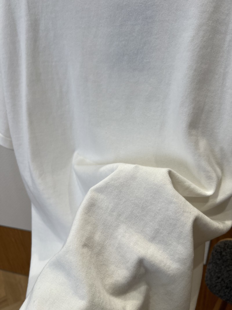 LV Pin Embroidered Knit Short-Sleeve T-Shirt 3 7