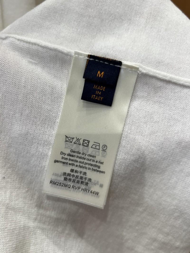 LV Checkered Jacquard Knit Short-Sleeve Polo Shirt 1 8
