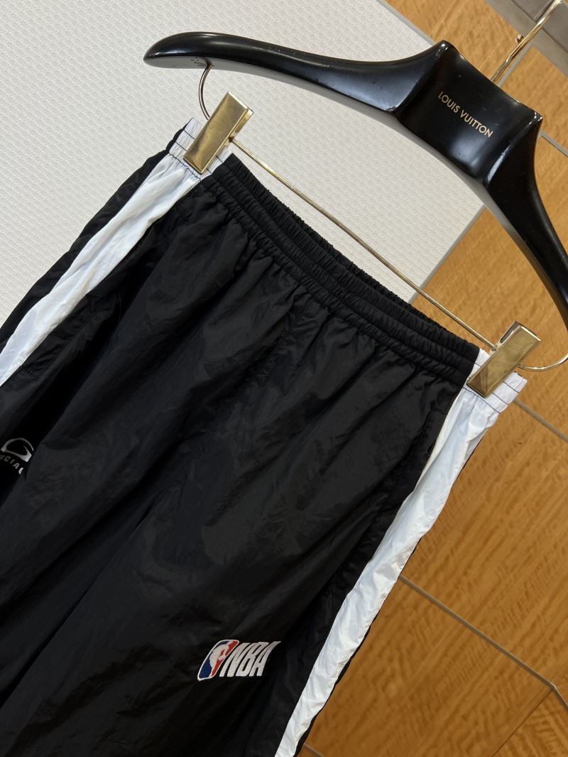 Balenciaga NBA Collaboration Embroidered Color-Blocked Athletic Pants 2