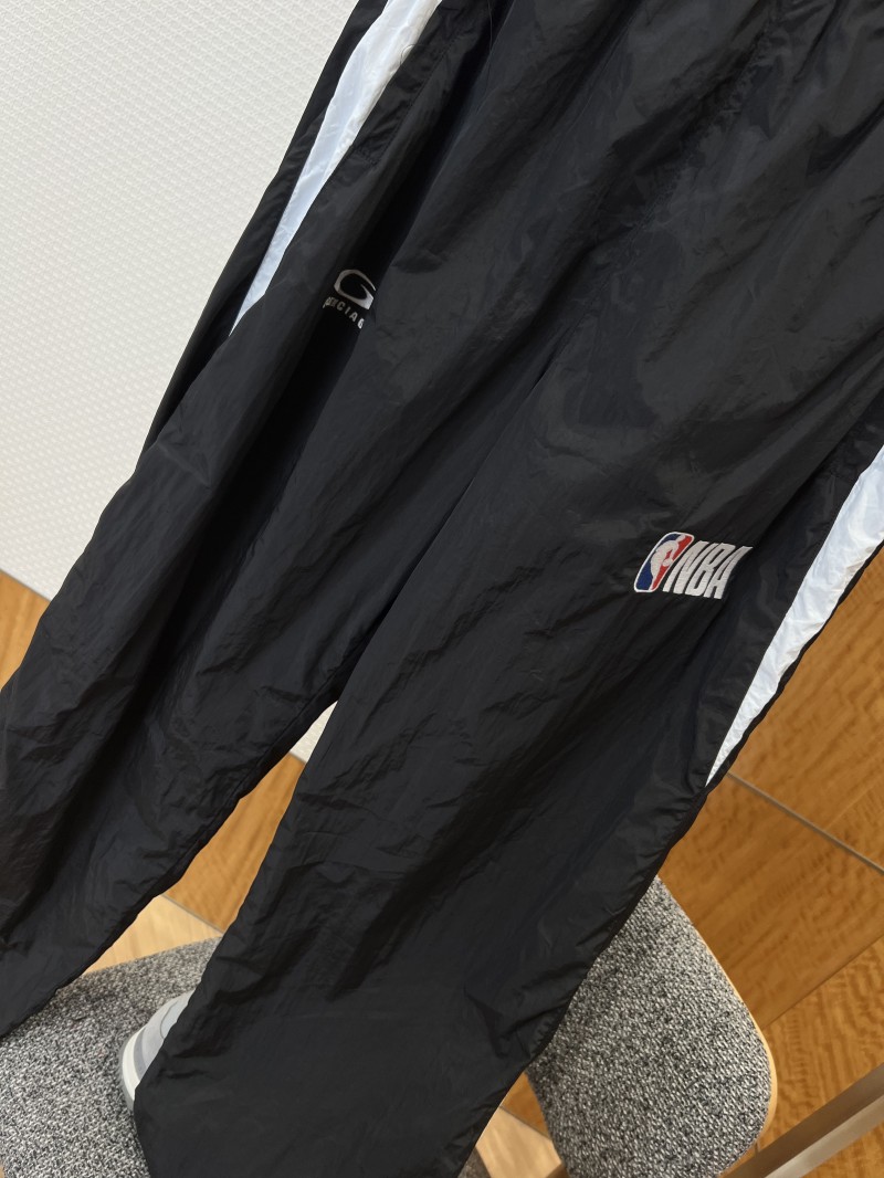 Balenciaga NBA Collaboration Embroidered Color-Blocked Athletic Pants 3