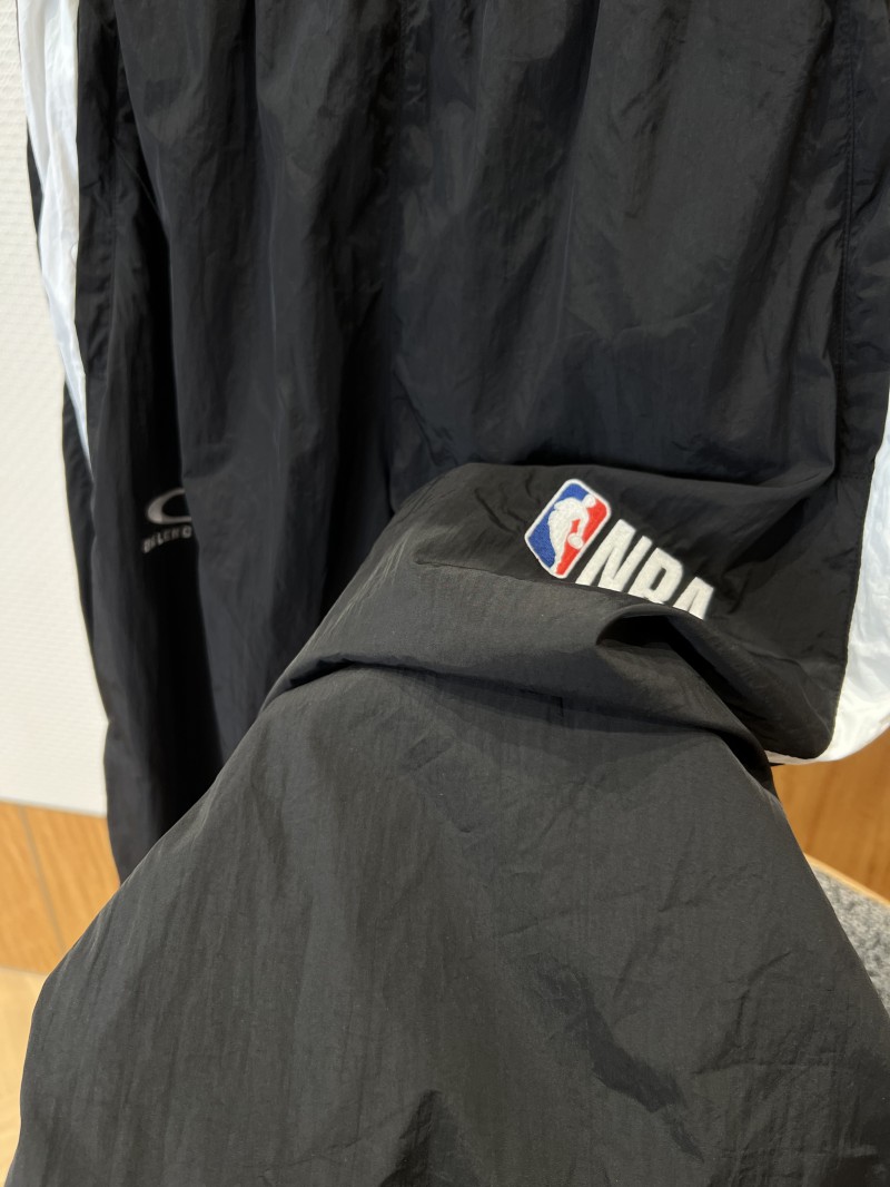Balenciaga NBA Collaboration Embroidered Color-Blocked Athletic Pants 4