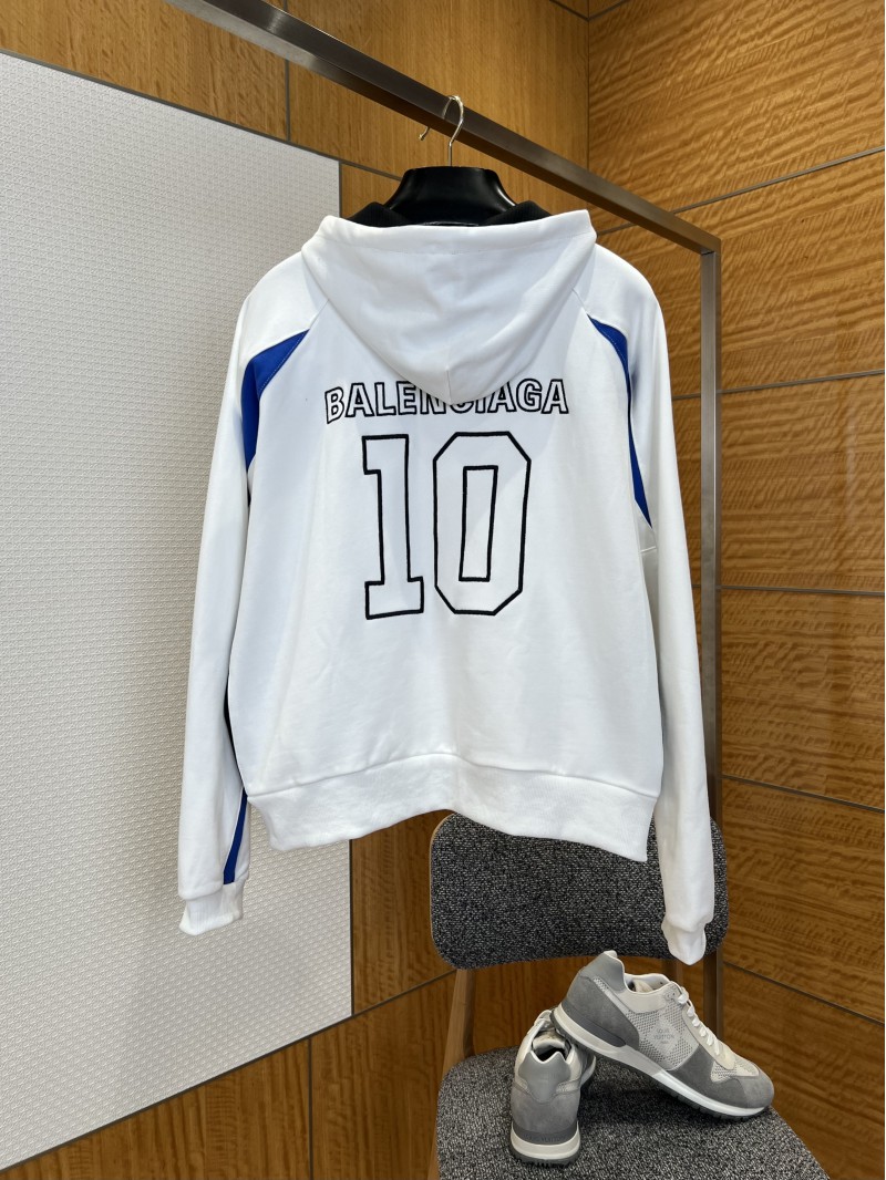 Balenciaga x NBA Color-Blocked Hooded Zip-Up Sweatshirt 1 1