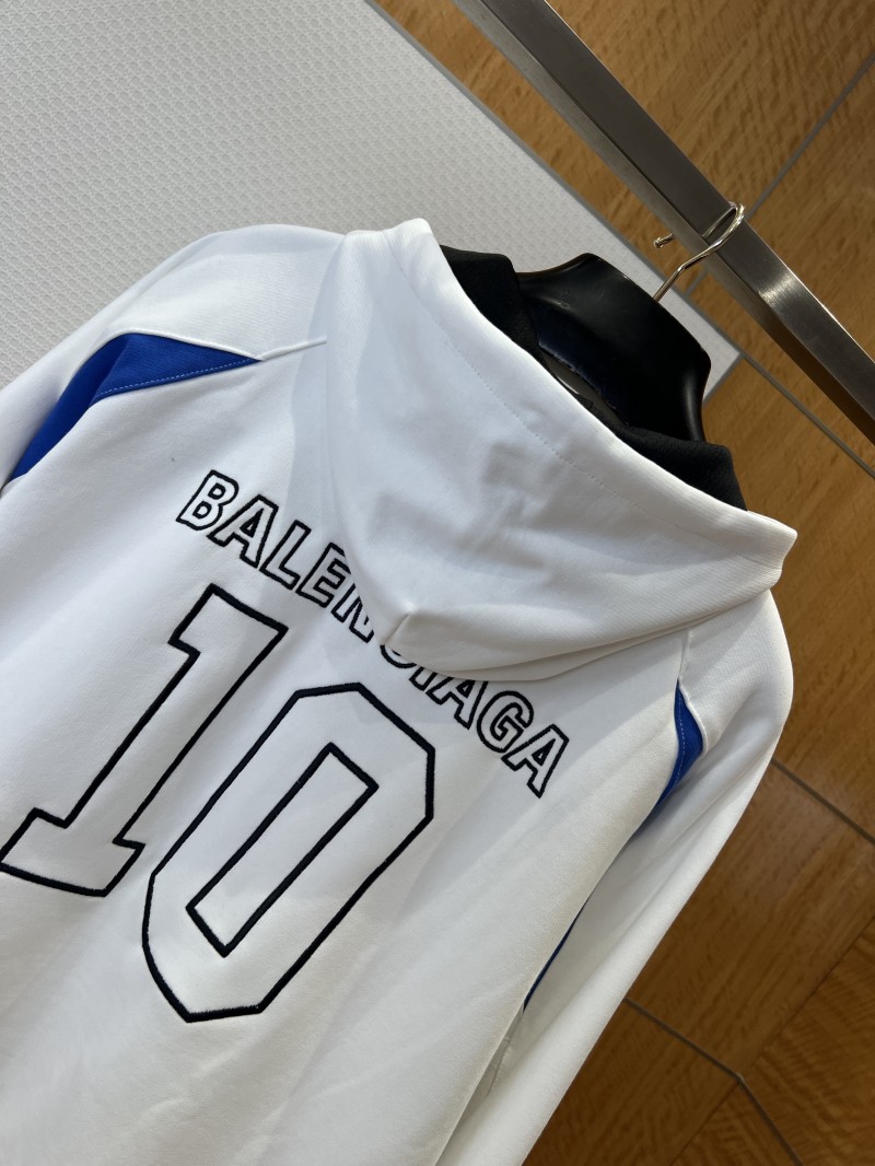 Balenciaga x NBA Color-Blocked Hooded Zip-Up Sweatshirt 1 5