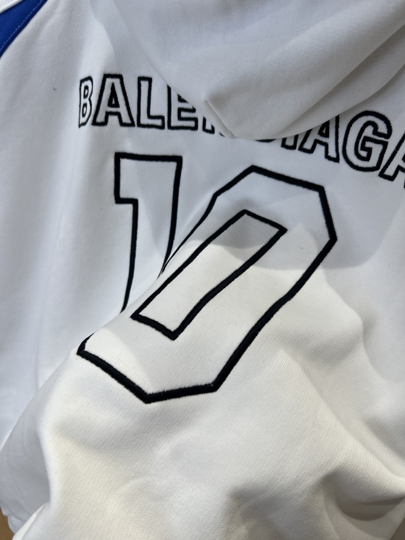 Balenciaga x NBA Color-Blocked Hooded Zip-Up Sweatshirt 1 7