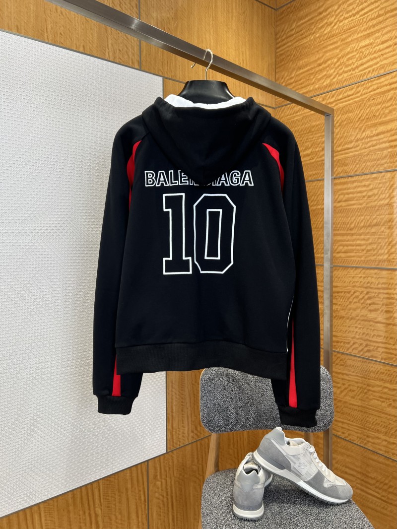Balenciaga x NBA Color-Blocked Hooded Zip-Up Sweatshirt 2 1