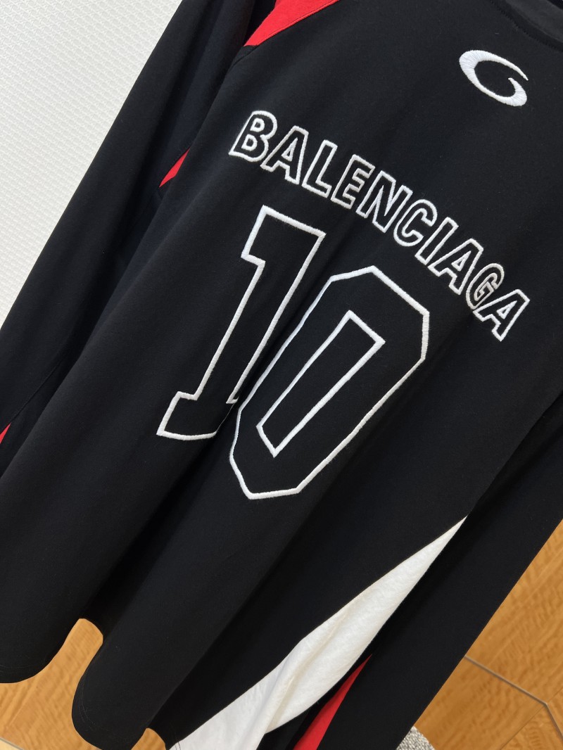 Balenciaga x NBA Collaboration Color-Blocked Long-Sleeve T-Shirt 3