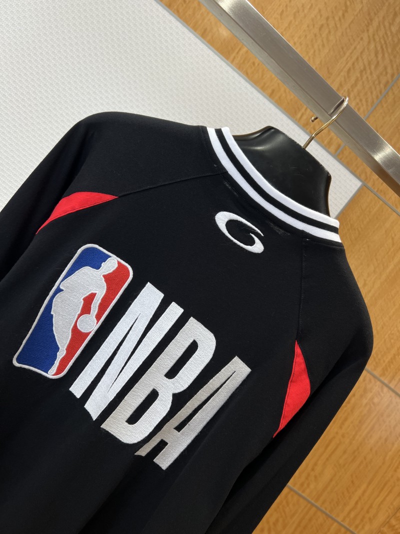 Balenciaga x NBA Collaboration Color-Blocked Long-Sleeve T-Shirt 5
