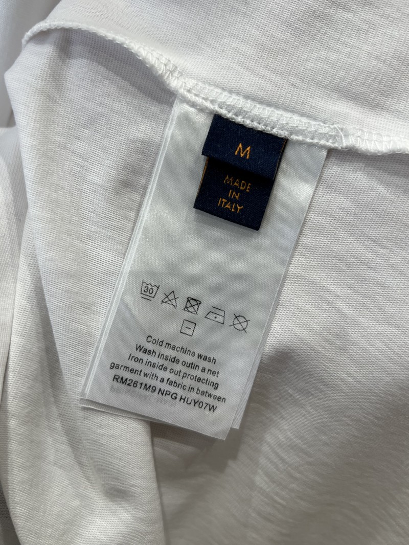 LV Crown Embroidered Twill Crew-Neck Short-Sleeve T-Shirt 8