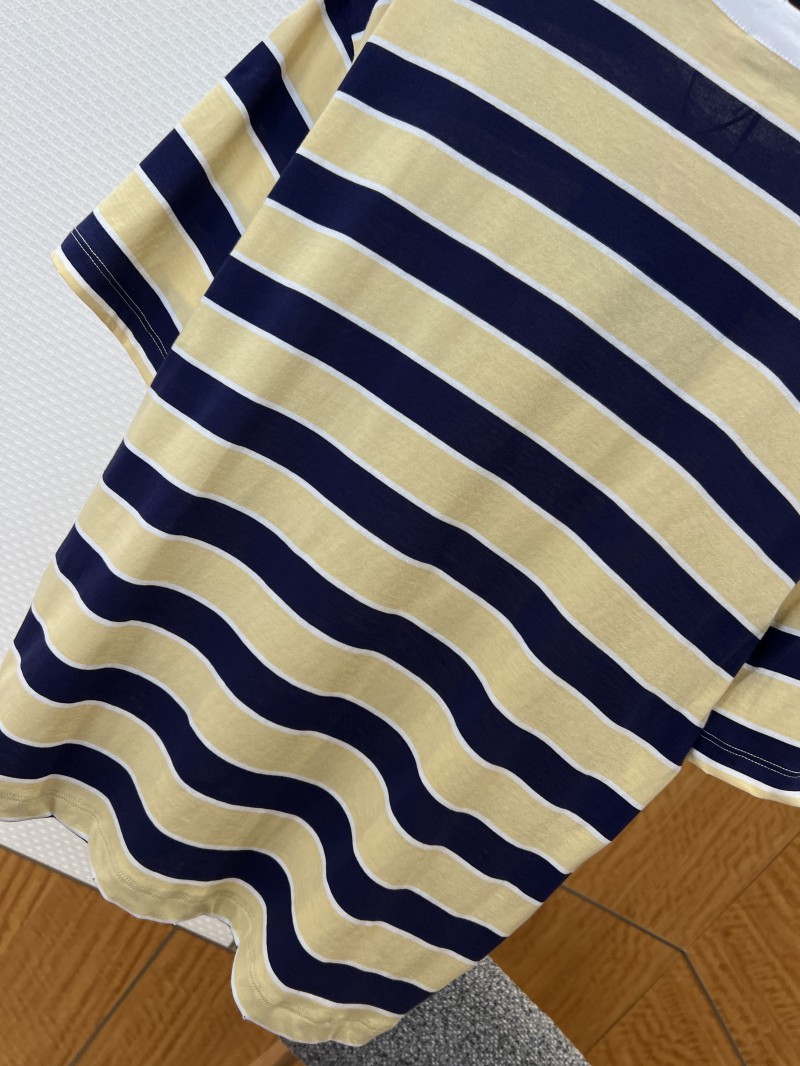 Prada Striped Cotton Short-Sleeve T-Shirt 6