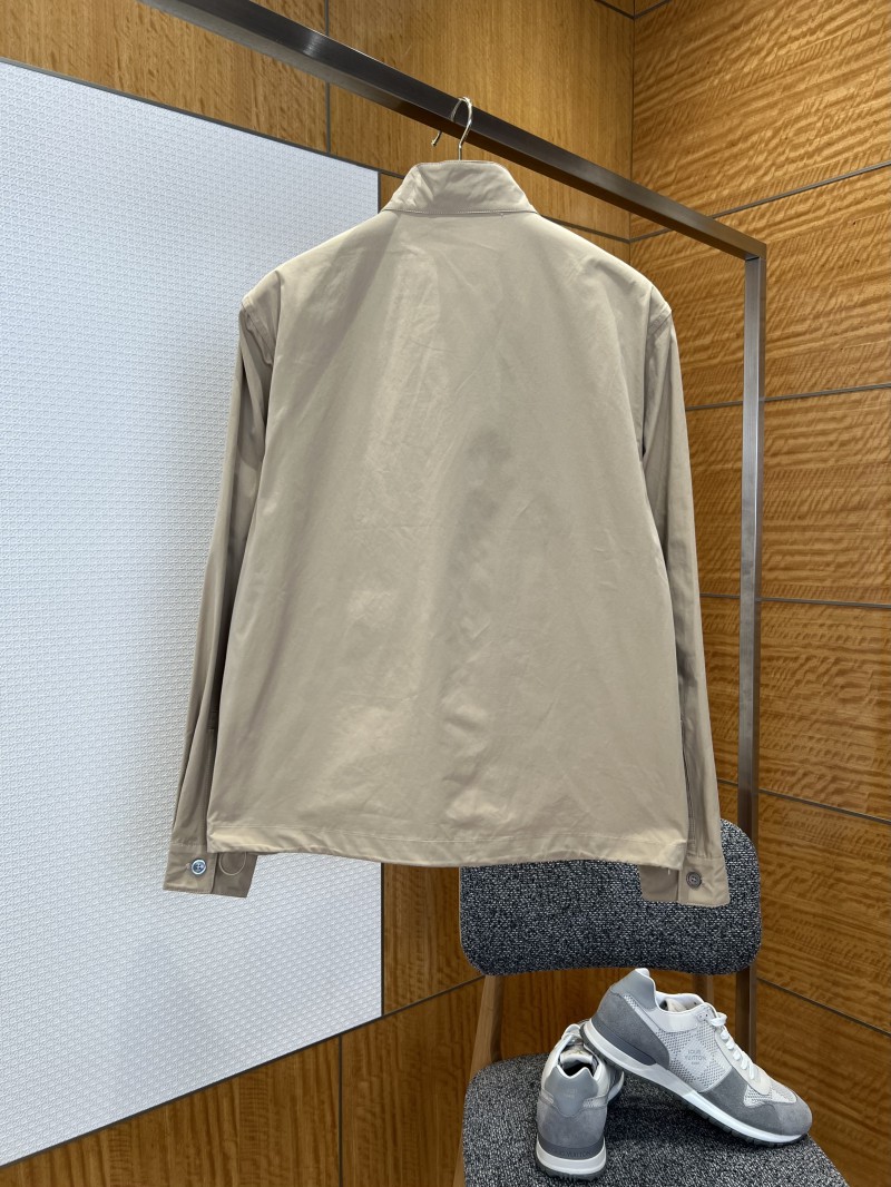 Dior Micro-Logo Embroidered Stand-Collar Jacket 1