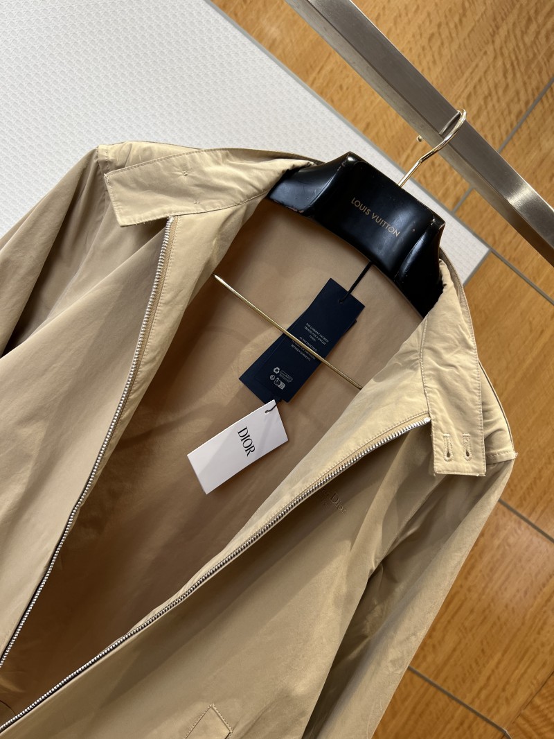 Dior Micro-Logo Embroidered Stand-Collar Jacket 4
