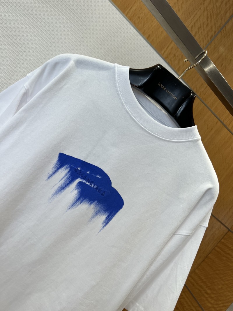 Balenciaga Resin-Embellished Embroidered Short-Sleeve T-Shirt 2