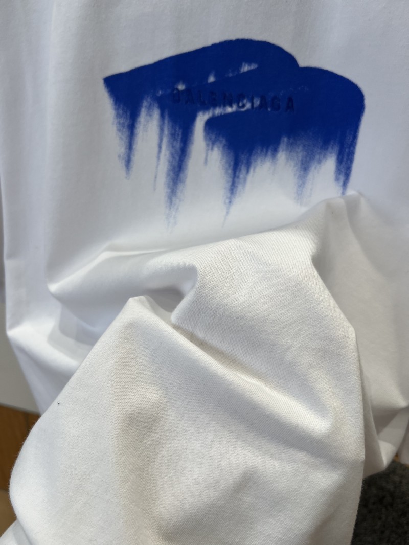 Balenciaga Resin-Embellished Embroidered Short-Sleeve T-Shirt 4