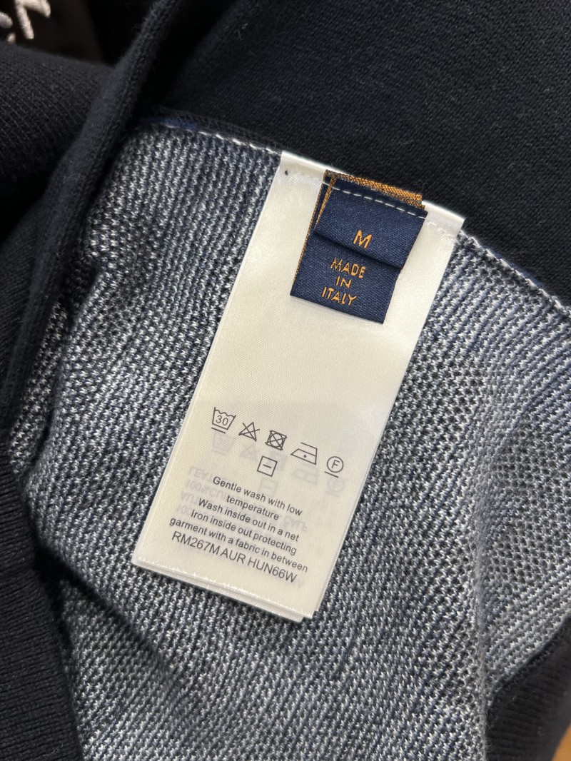 LV Pixel Check Patchwork Leather Baseball Jacket 8