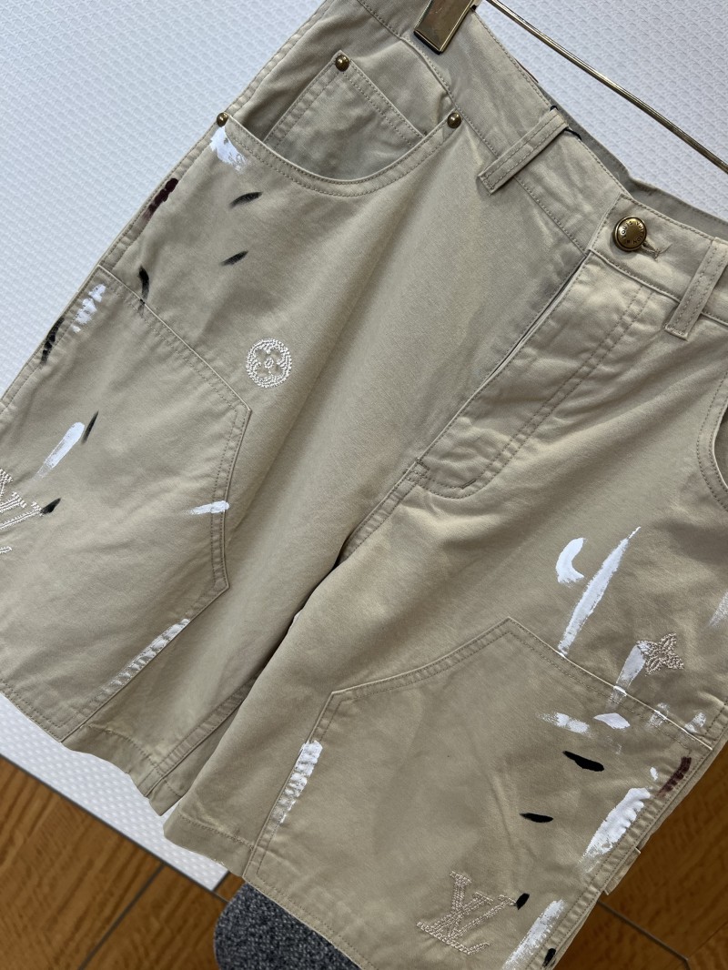 LV Hand-Painted Graffiti Work Pants 3