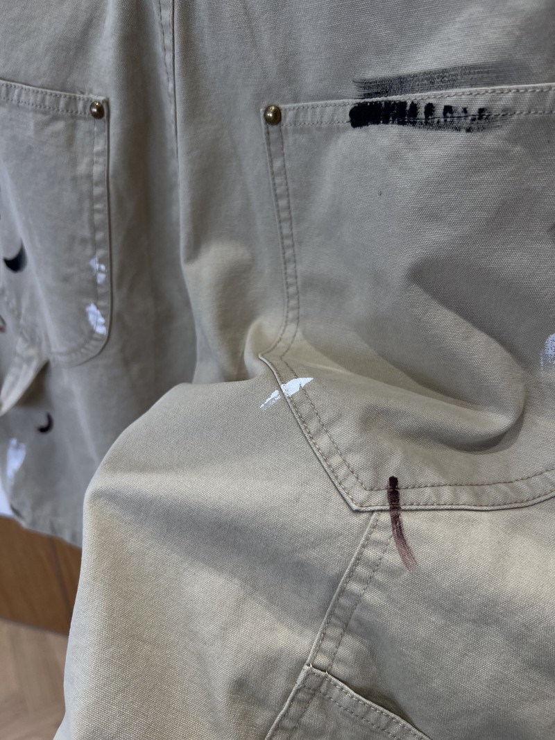 LV Hand-Painted Graffiti Work Pants 7