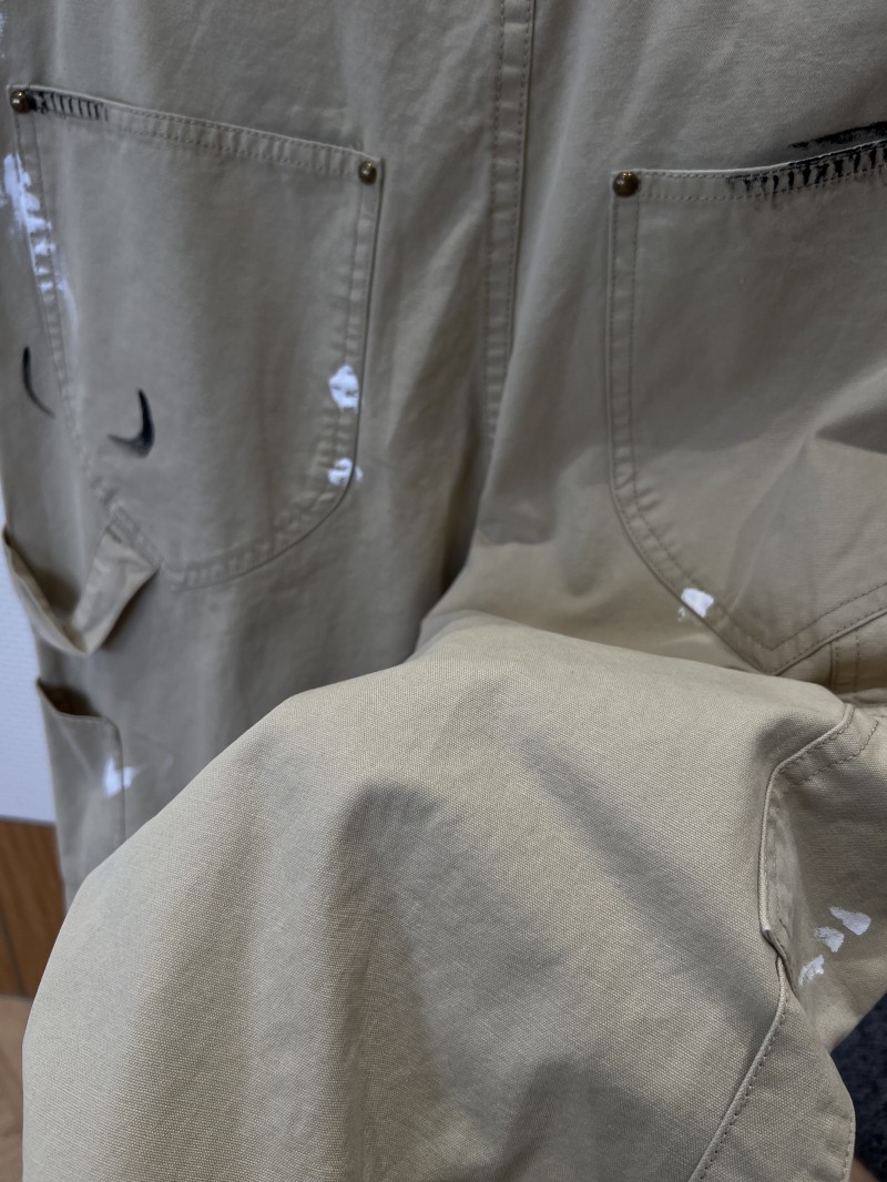 LV Hand-Painted Graffiti Work Pants 7