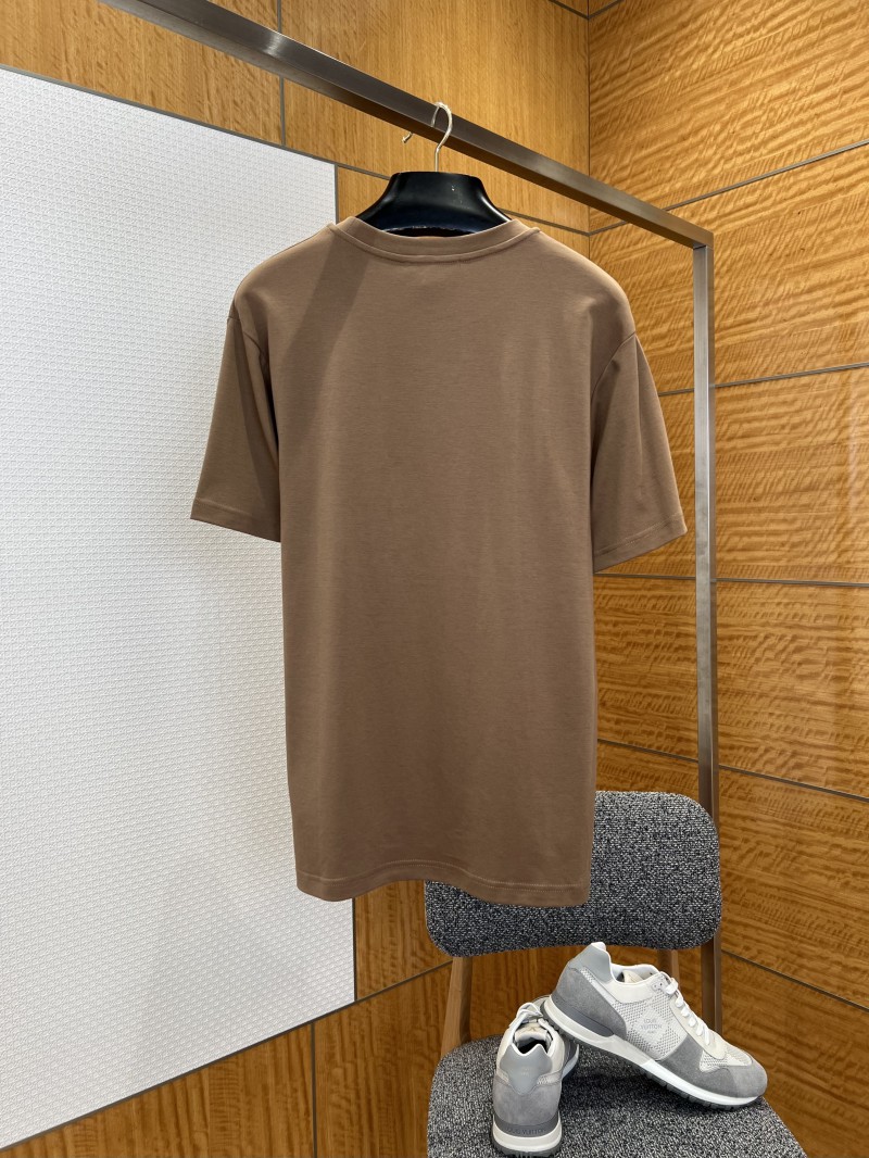 LV Gradient Patch Embroidered Short-Sleeve T-Shirt 1 1