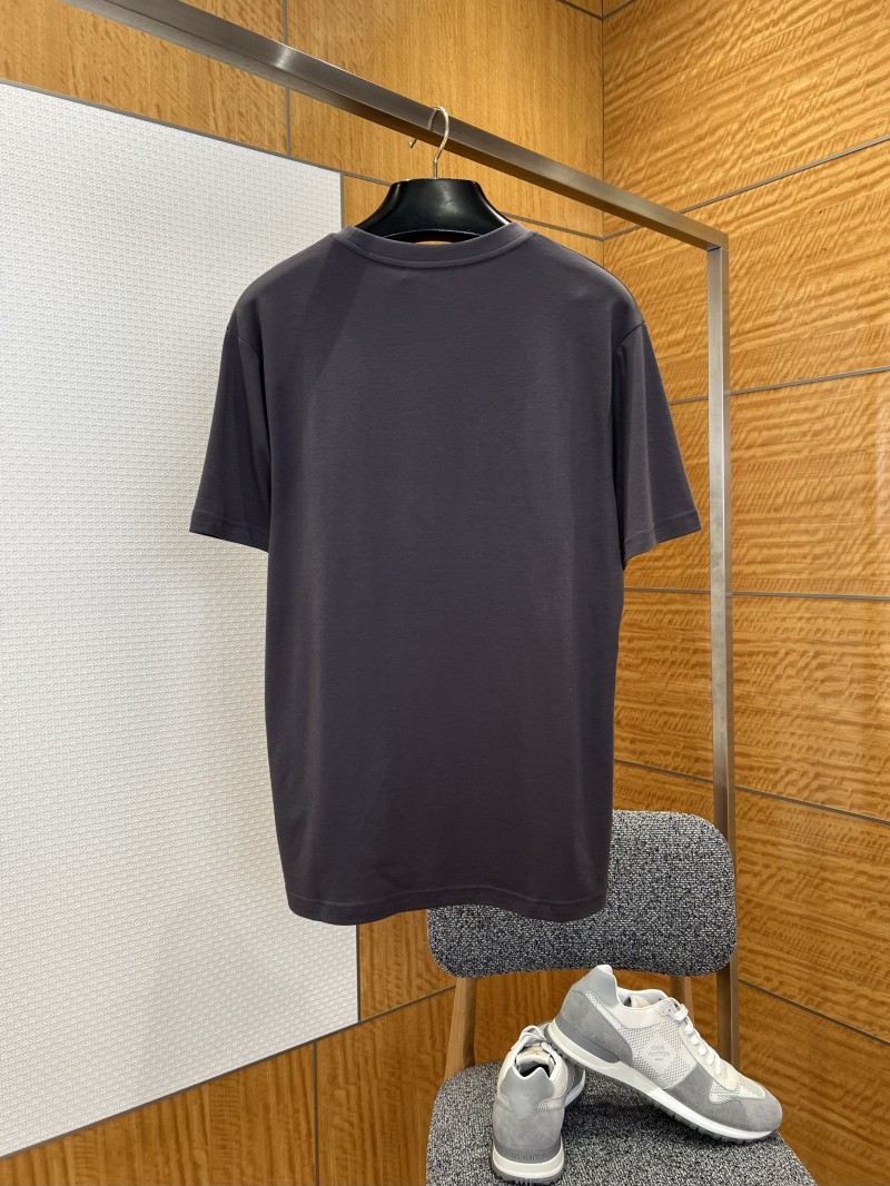 LV Gradient Patch Embroidered Short-Sleeve T-Shirt 2 1