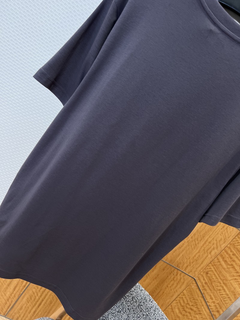 LV Gradient Patch Embroidered Short-Sleeve T-Shirt 2 6