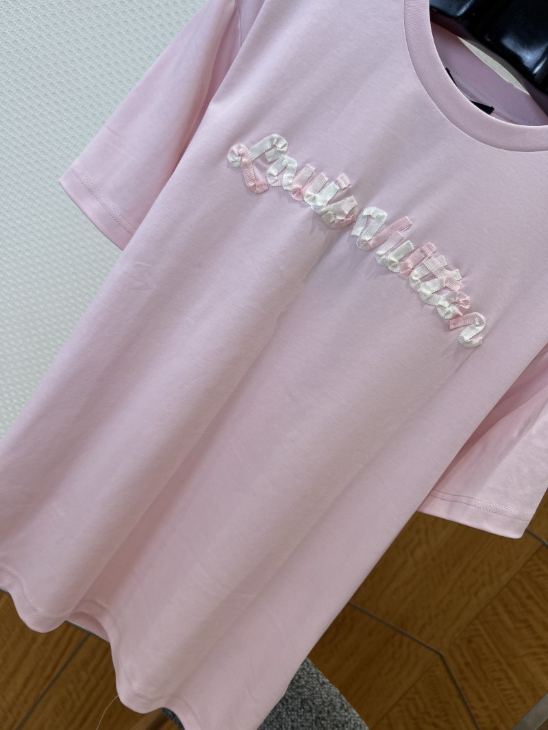 LV Gradient Patch Embroidered Short-Sleeve T-Shirt 3 3