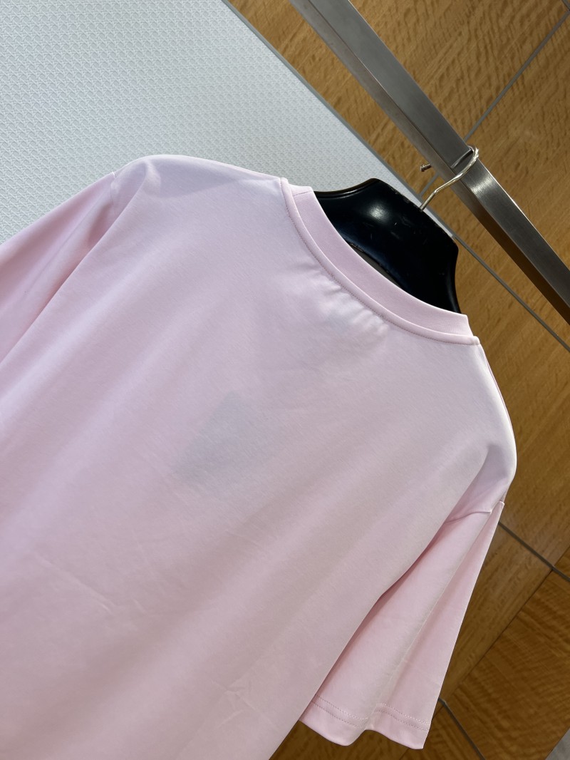 LV Gradient Patch Embroidered Short-Sleeve T-Shirt 3 5