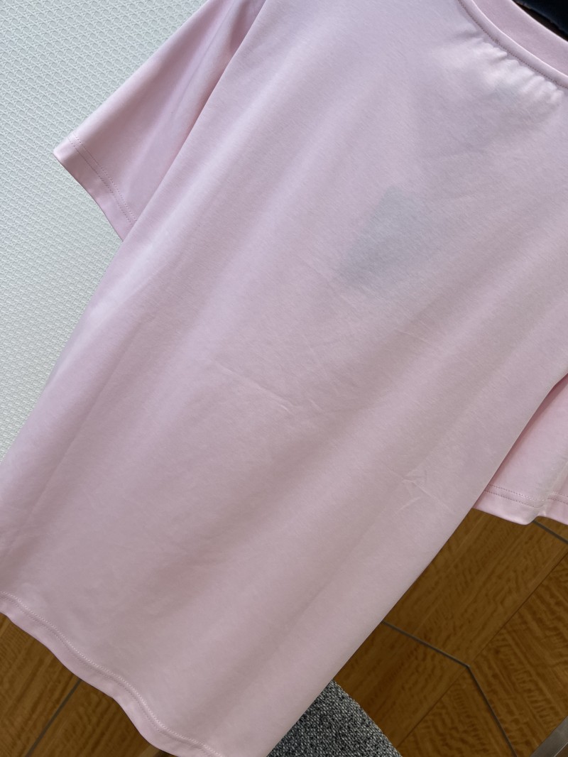 LV Gradient Patch Embroidered Short-Sleeve T-Shirt 3 6