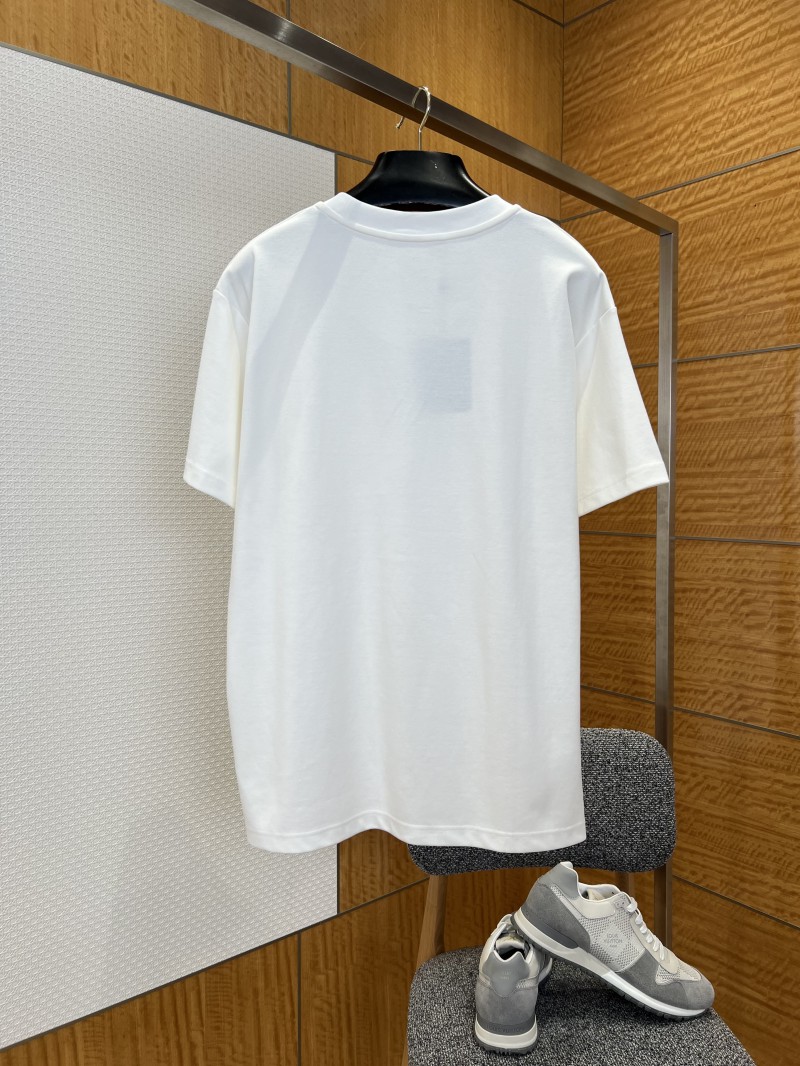 LV Diamond-Embossing Pocket Short-Sleeve T-Shirt 1