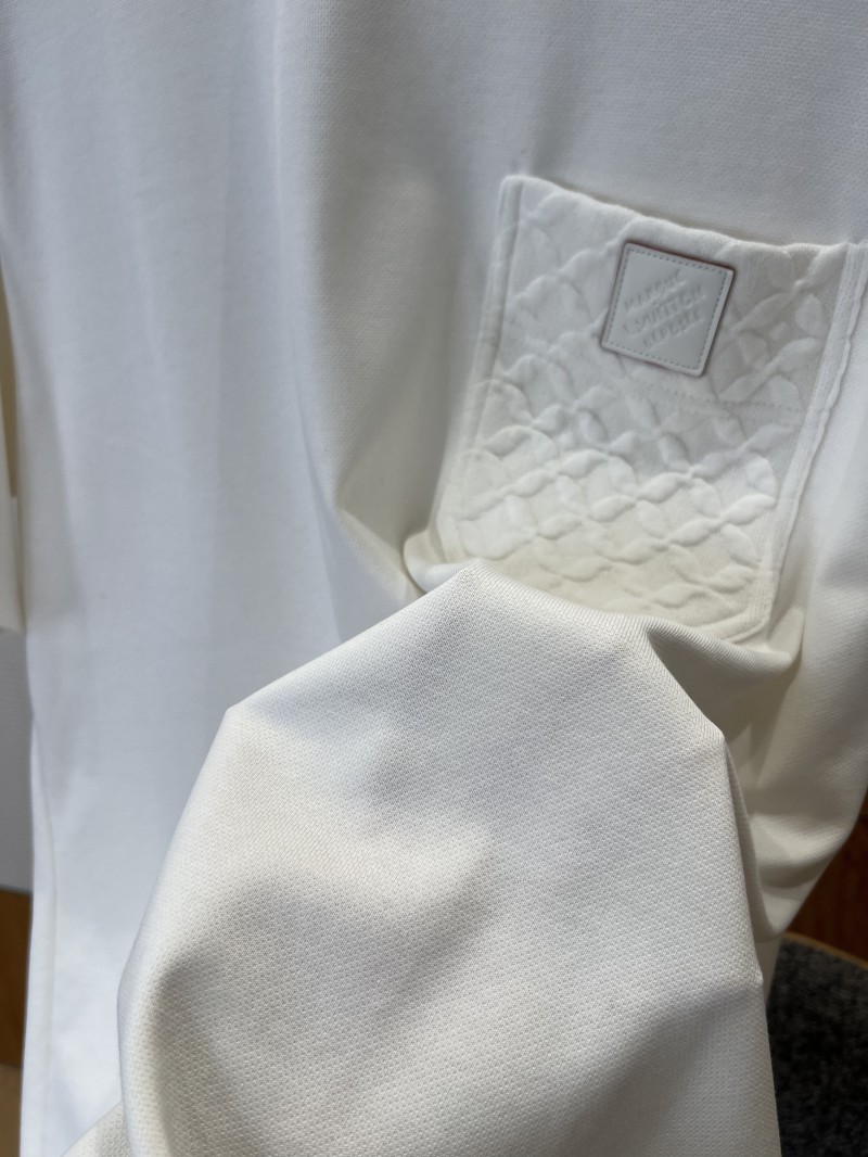 LV Diamond-Embossing Pocket Short-Sleeve T-Shirt 4