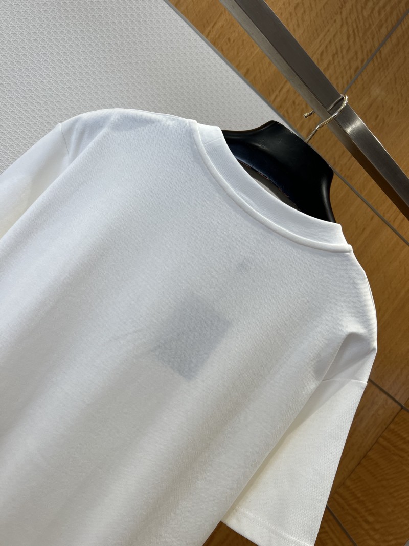LV Diamond-Embossing Pocket Short-Sleeve T-Shirt 5