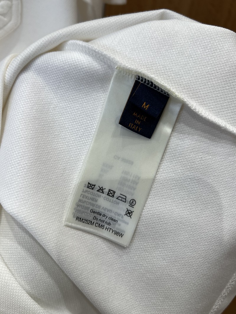 LV Diamond-Embossing Pocket Short-Sleeve T-Shirt 8