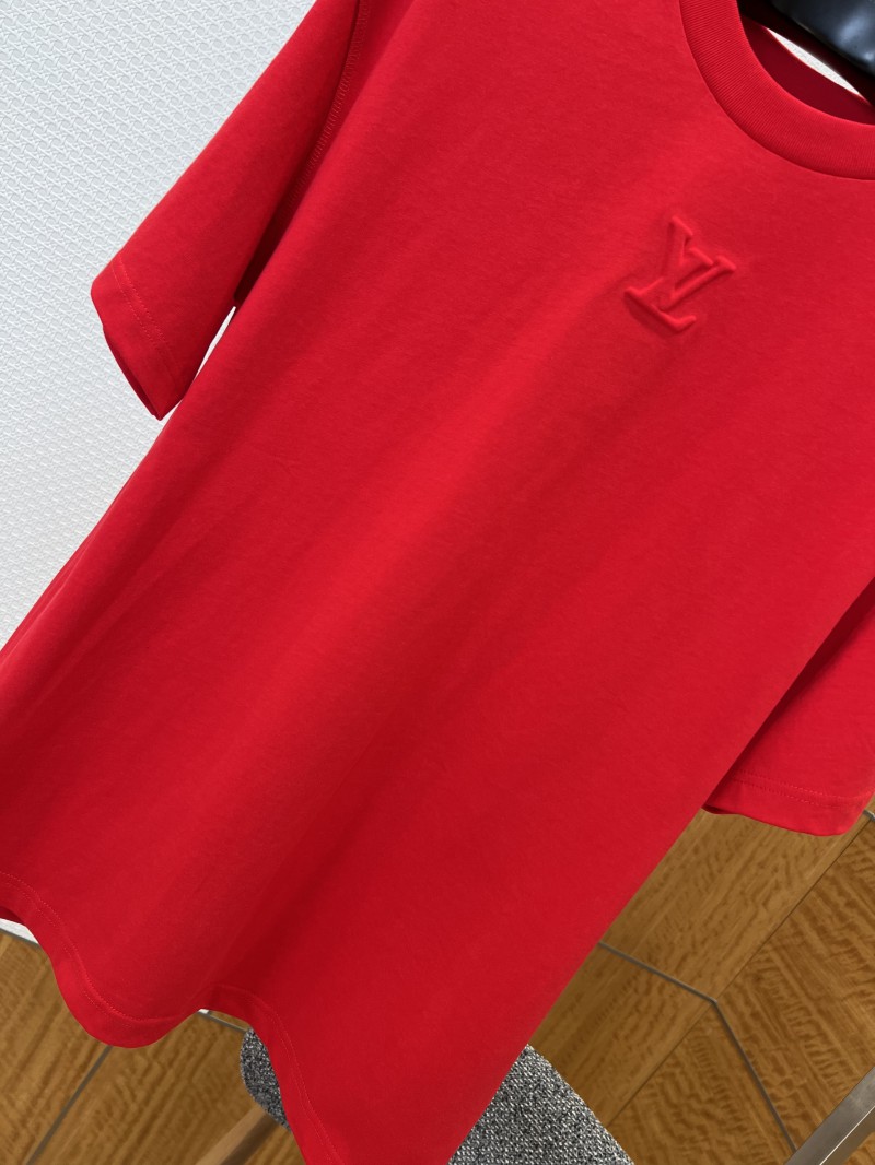 LV Embossed Logo Short-Sleeve T-Shirt 3 3