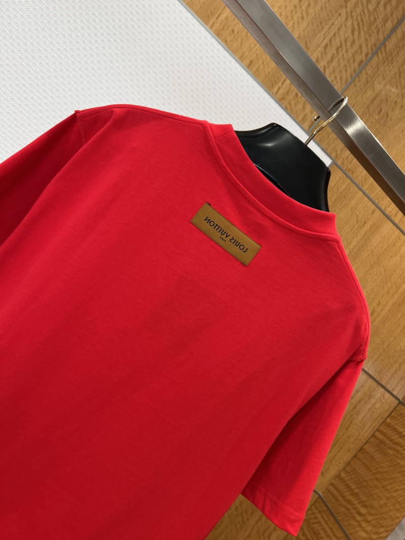 LV Embossed Logo Short-Sleeve T-Shirt 3 5