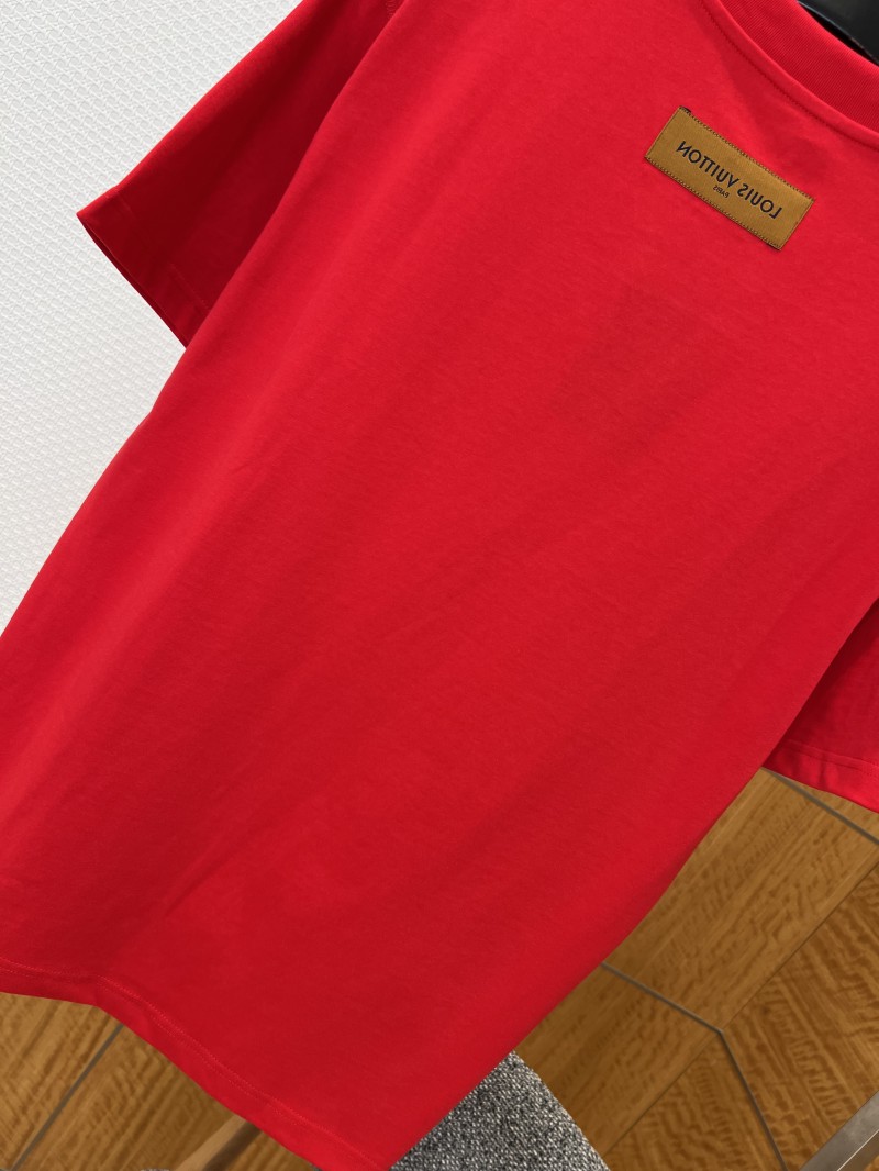 LV Embossed Logo Short-Sleeve T-Shirt 3 6