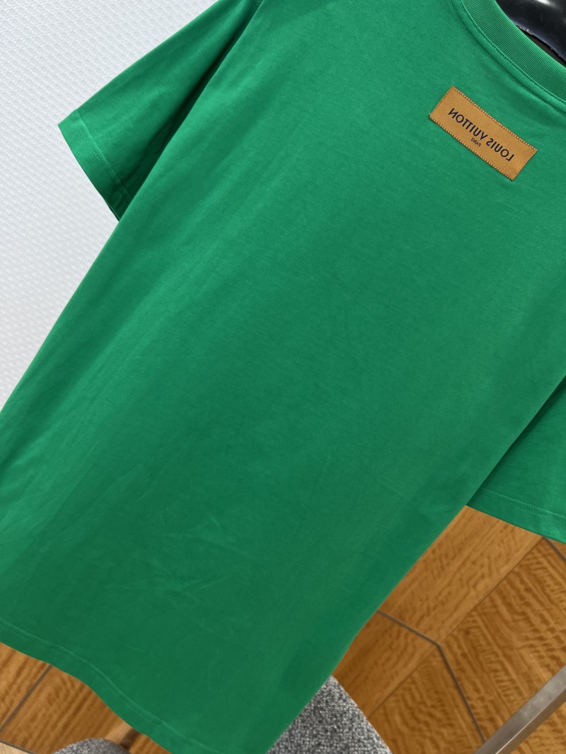 LV Embossed Logo Short-Sleeve T-Shirt 4 6