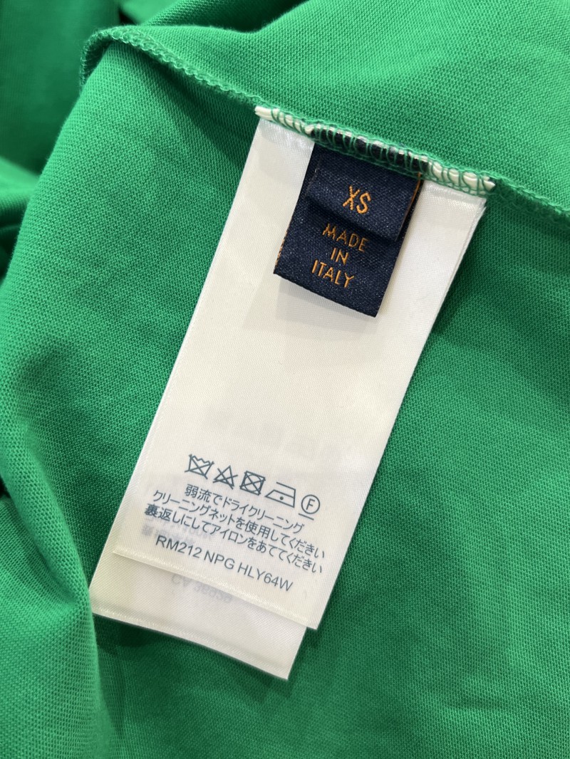 LV Embossed Logo Short-Sleeve T-Shirt 4 8