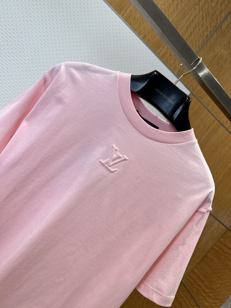 LV Embossed Logo Short-Sleeve T-Shirt 5 2