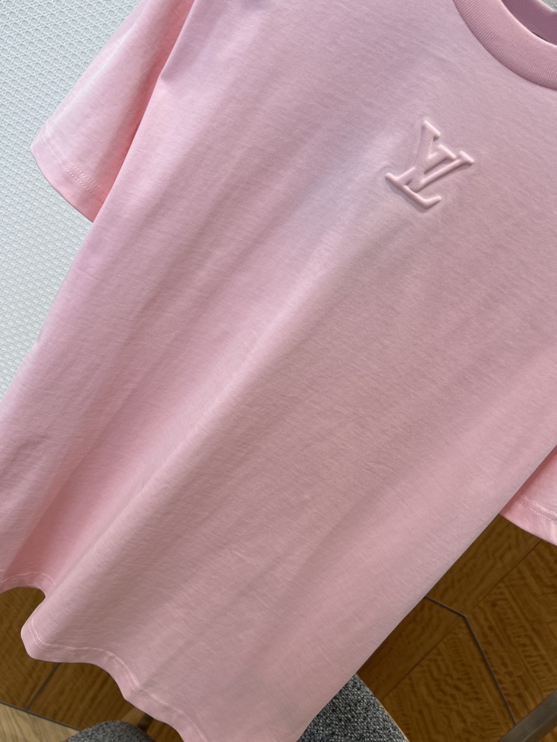 LV Embossed Logo Short-Sleeve T-Shirt 5 3