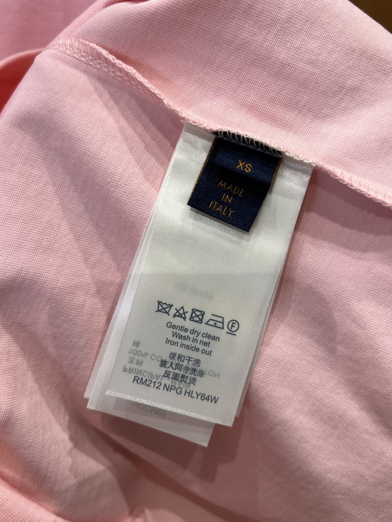 LV Embossed Logo Short-Sleeve T-Shirt 5 8