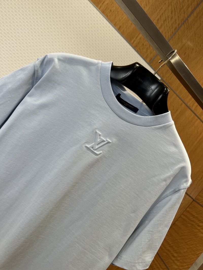 LV Embossed Logo Short-Sleeve T-Shirt 1 2