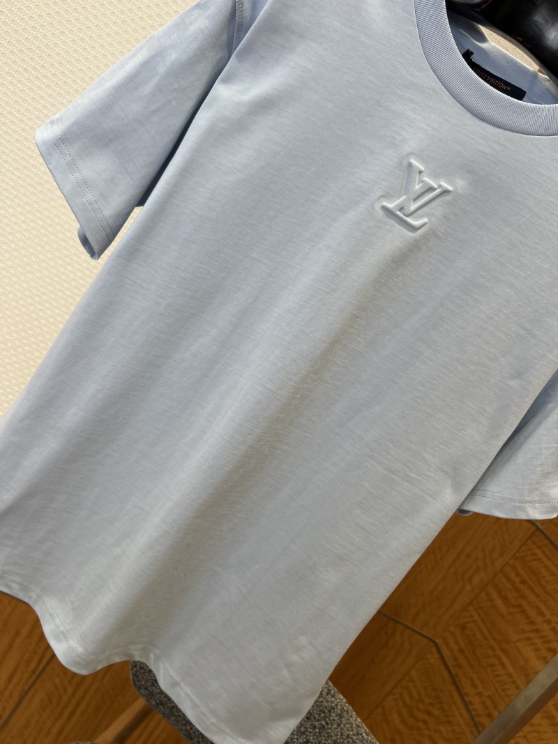 LV Embossed Logo Short-Sleeve T-Shirt 1 3