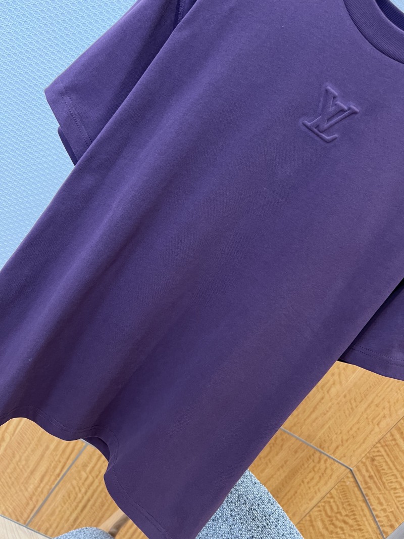 LV Embossed Logo Short-Sleeve T-Shirt 4 3