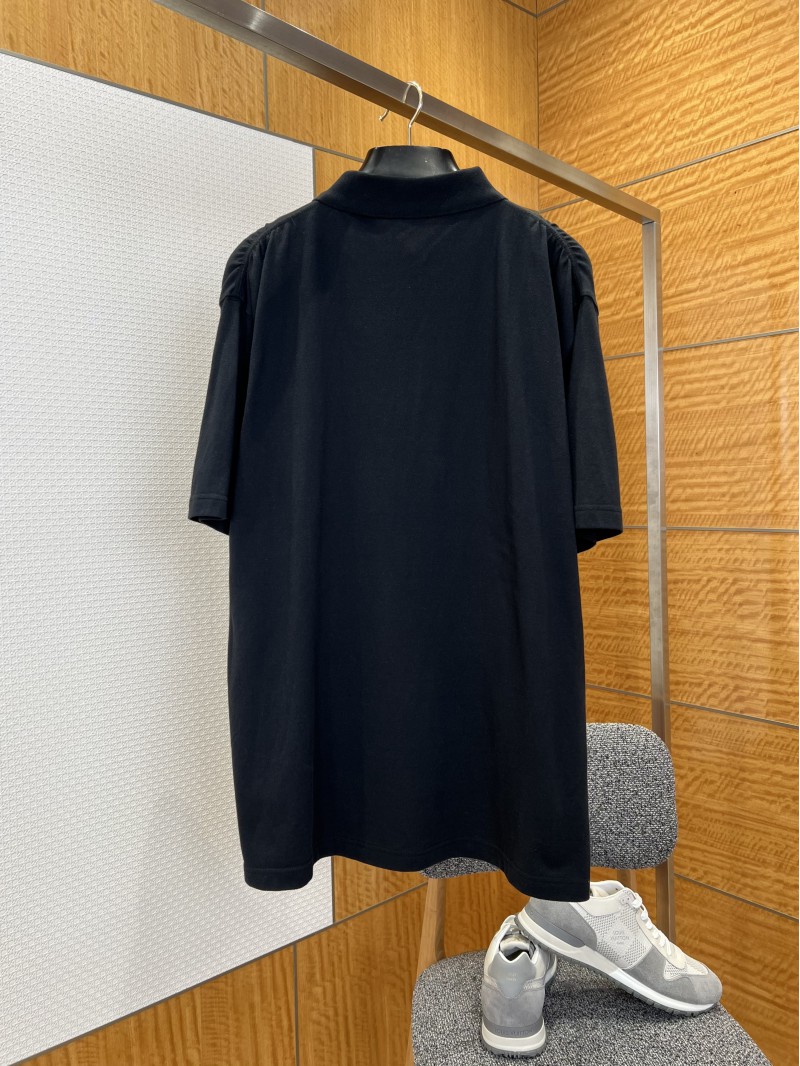 Balenciaga Cotton Pique Short-Sleeve Polo Shirt 1