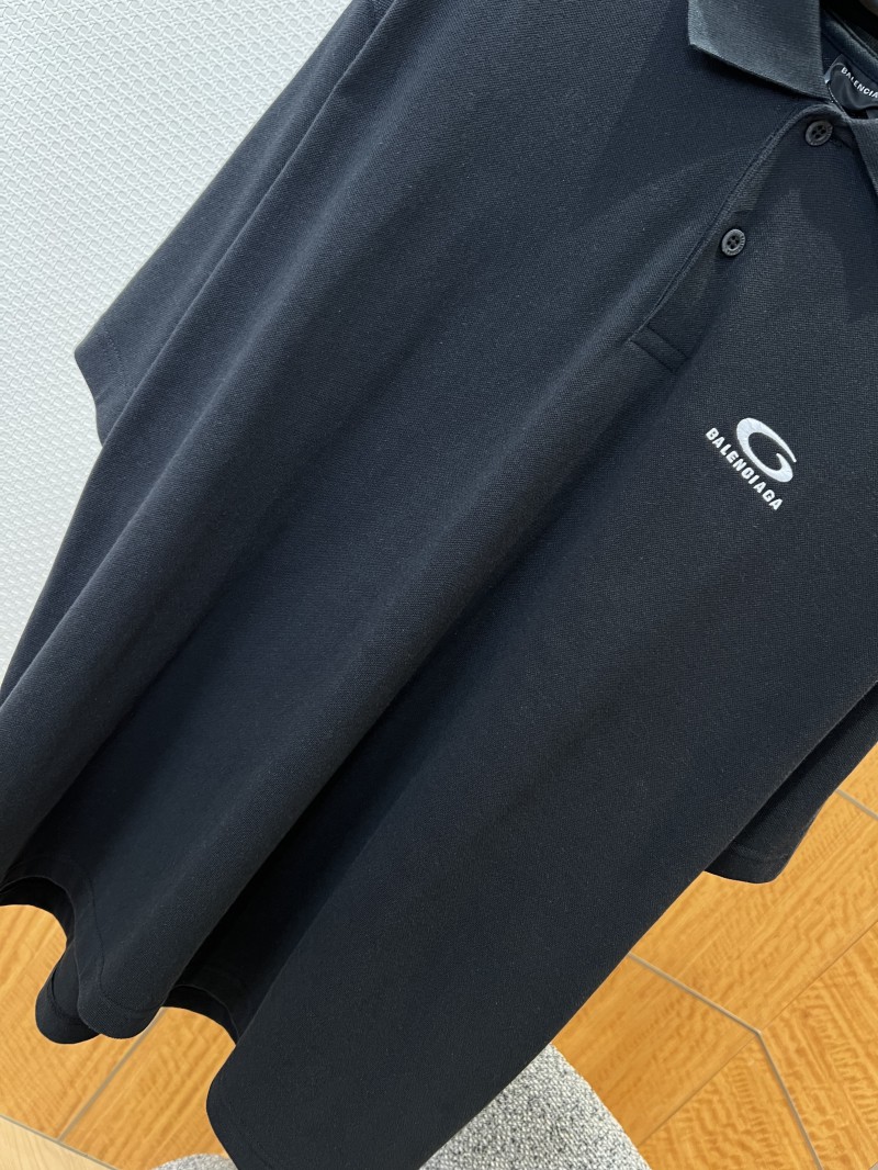 Balenciaga Cotton Pique Short-Sleeve Polo Shirt 3