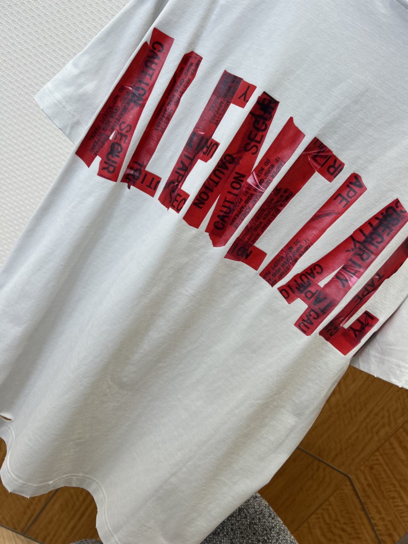 Balenciaga Solid-Color Safety Tape Micro-Logo Short-Sleeve T-Shirt 1 7