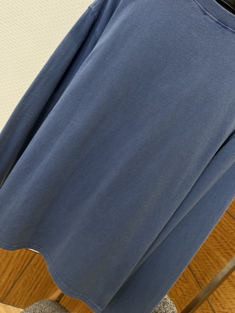 Prada Inverted Triangle Logo Round-Neck Long-Sleeve T-Shirt 6