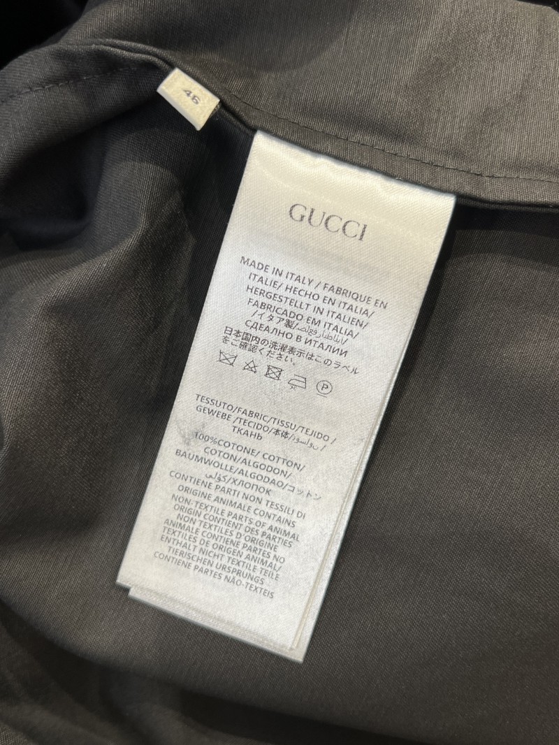 Gucci Pocket-Print Collared Work Jacket 8