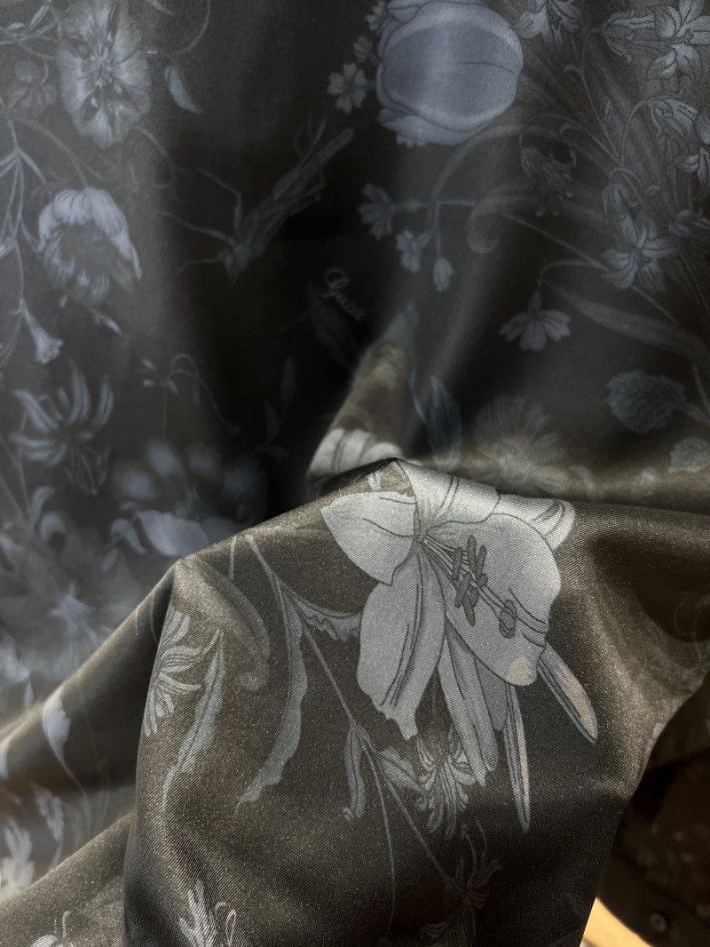 Gucci Floral Print lapel Long-Sleeve Collared Shirt 7
