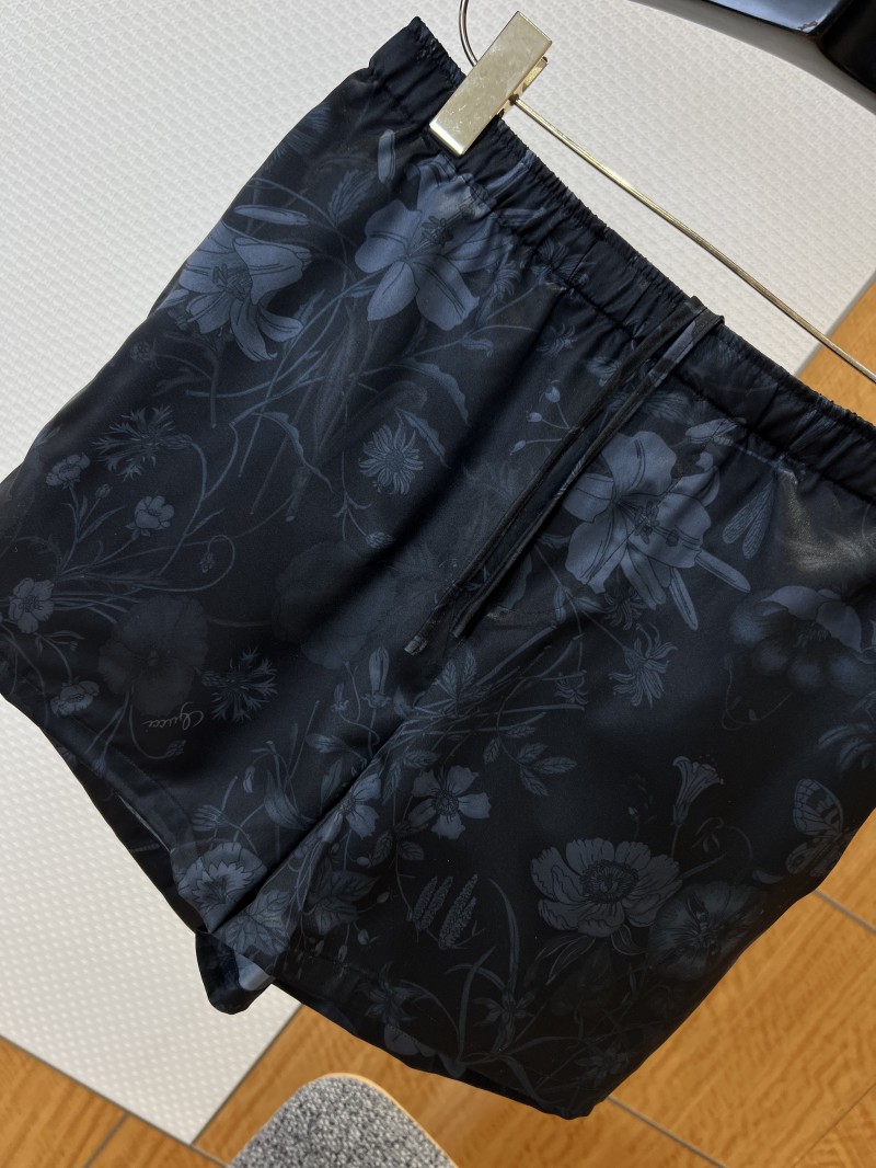 Gucci Floral Print Drawstring Casual Shorts 3