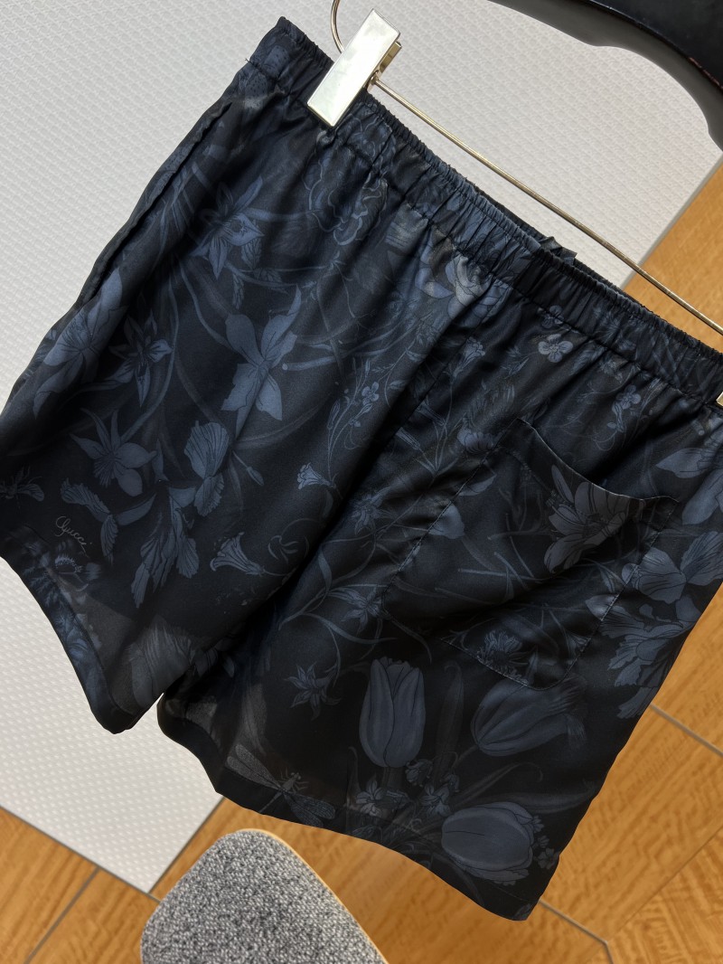 Gucci Floral Print Drawstring Casual Shorts 6